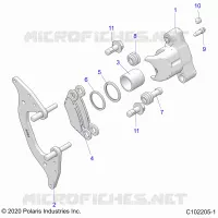 FREIN AVANT CALIPER