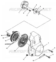 LANCEUR ASSEMBLY 500 EFI 0942774 and EFI SKS 0942574 (4924982498039A)