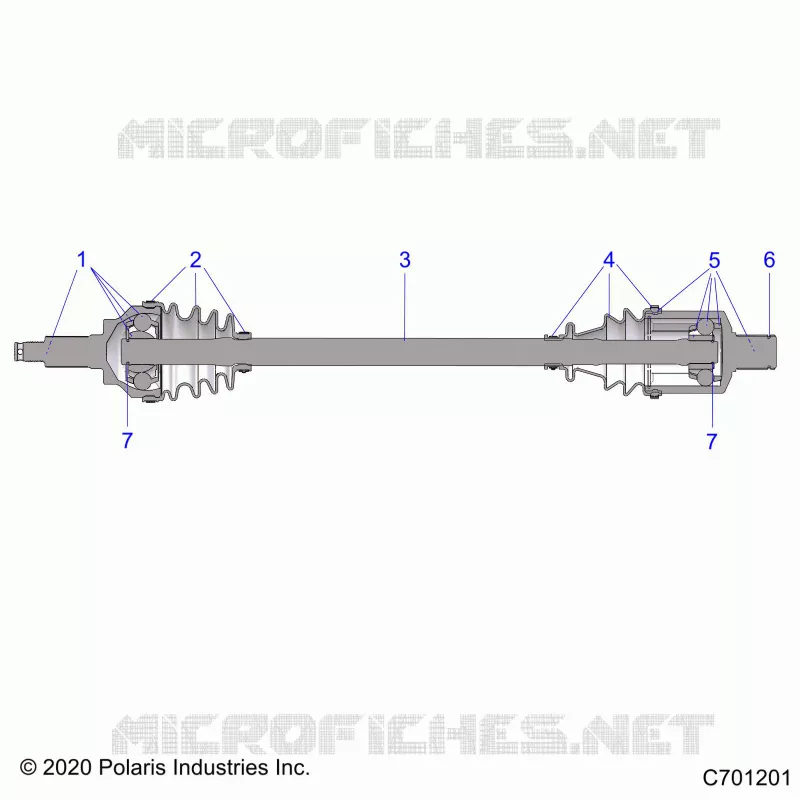 SYSTÃˆME DE TRANSMISSION, FRONT HALF SHAFT