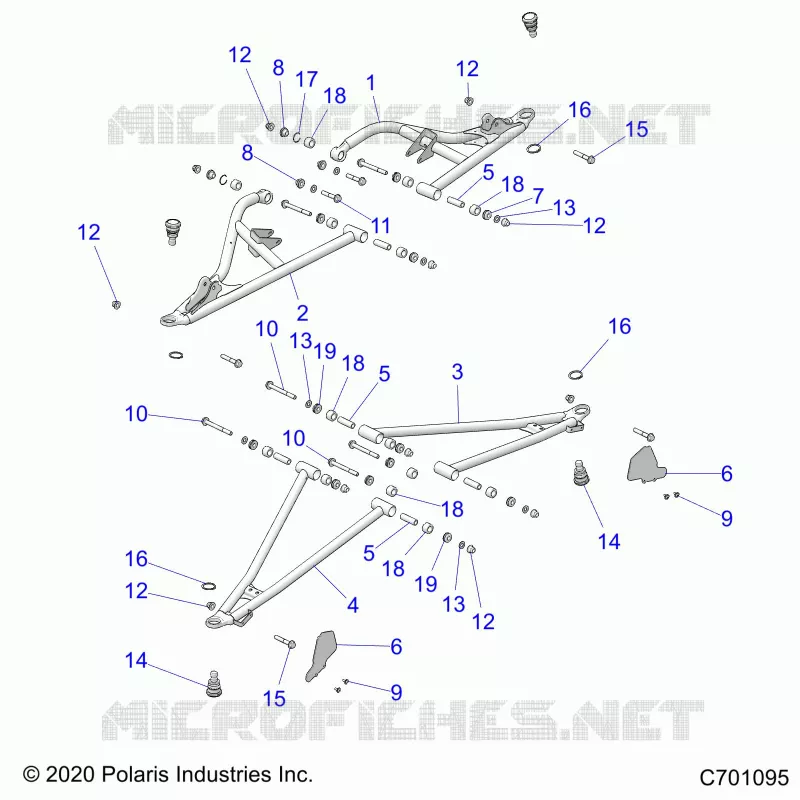 SUSPENSION AVANT CONTROL ARMS