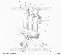 ENGINE, INTAKE MANIFOLD, CORPS DE PAPILON, FUEL RAIL
