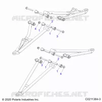 SUSPENSION AVANT A-ARM MOUNTING