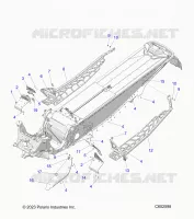 CHASSIS, PROTECTION D'EMBRAYAGE, FOOTRESTS, AND RUNNINGBOARDS