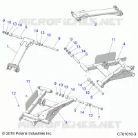 SUSPENSION ARRIERE CONTROL ARMS