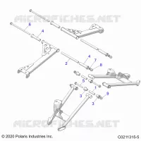 SUSPENSION ARRIERE CONTROL ARM MOUNTING