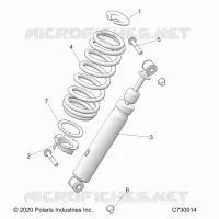 SUSPENSION, AMORTISSEUR AVANT MOUNTING