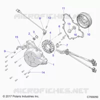 ENGINE, STATOR AND FLYROUE