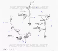 ELECTRICITE, WIRE HARNESS, HOOD, ELEC. START
