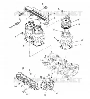 CYLINDRE ET COLLECTEUR SL 750 B944070 (4927012701024A)