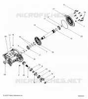 SYSTÃˆME DE TRANSMISSION, RIGHT ANGLE GEARCASE ASM.