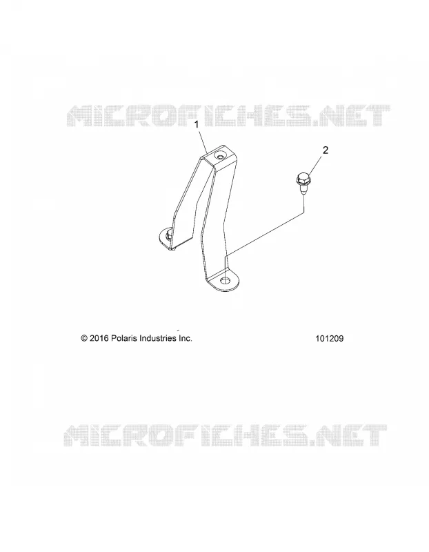 CHASSIS, FUEL TANK SUPPORT BRACKET