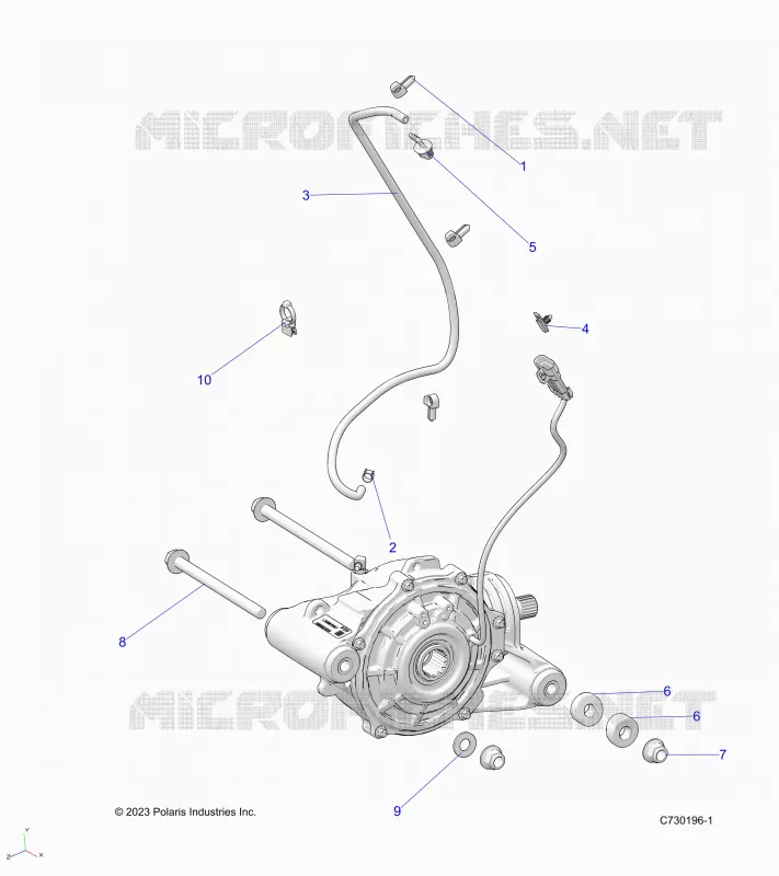 SYSTÃˆME DE TRANSMISSION, FRONT GEARCASE MOUNTING