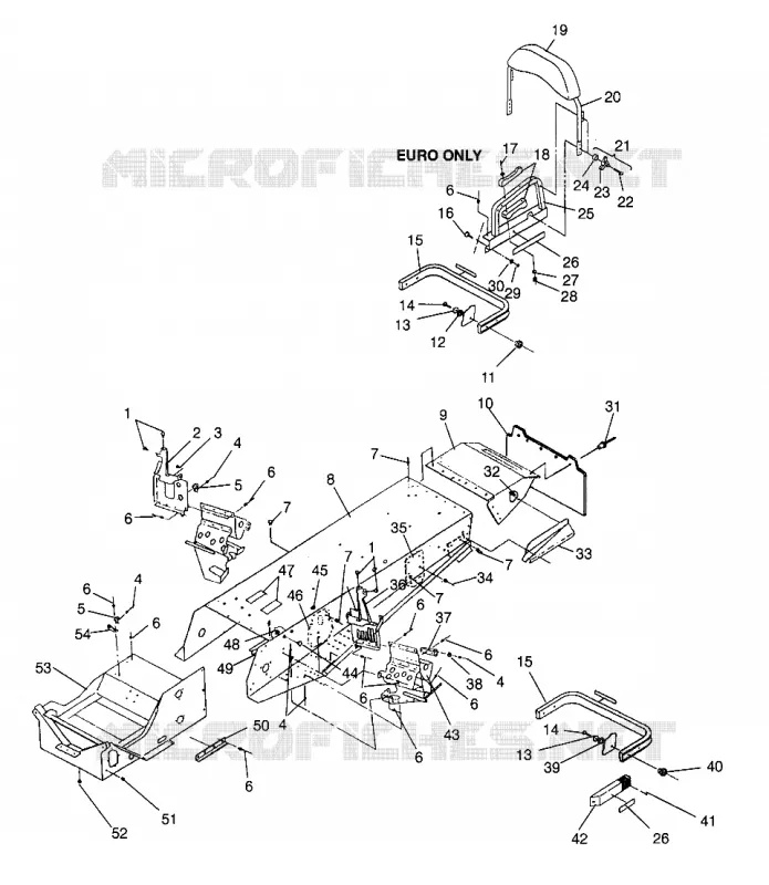 TUNNEL 500 CARB 0962764, 500 CARB SKS 0962564, EUROPEAN 500 CARB SKS E96256 (4931873187A005)