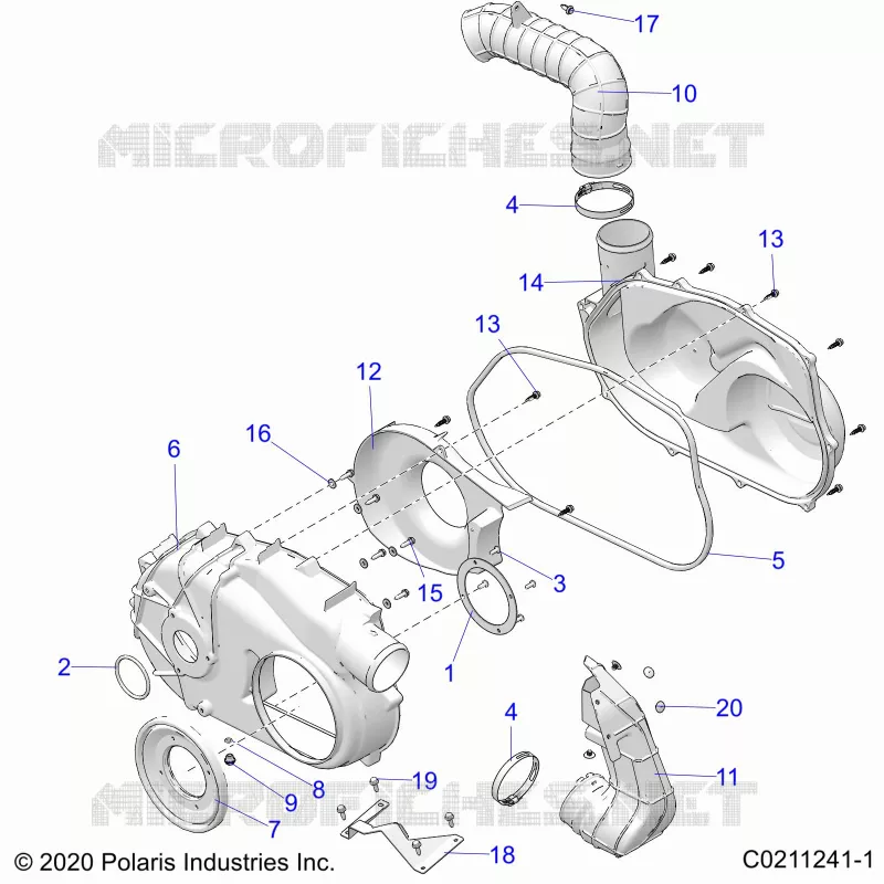 BODY, COUVERCLE D'EMBRAYAGE