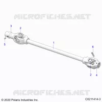 SYSTÃˆME DE TRANSMISSION, FRONT PROP SHAFT