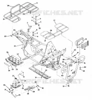 CADRE ASM. W/RACKS 350 4X4