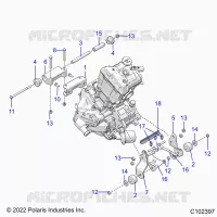 MOTEUR, MOUNTING & LONG BLOCK
