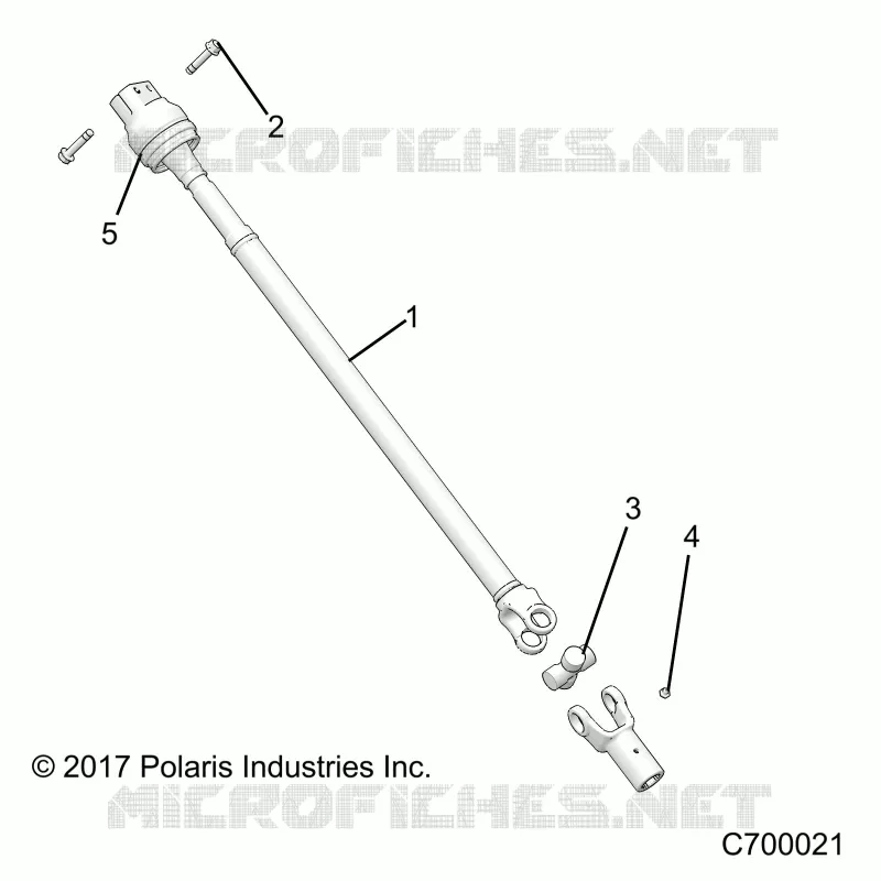 SYSTÃˆME DE TRANSMISSION, REAR PROP SHAFT