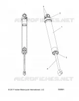 SUSPENSION, AMORTISSEUR ARRIERE TRACK (SP)