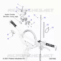 MOTEUR, THROTTLE CONTROL ASM.