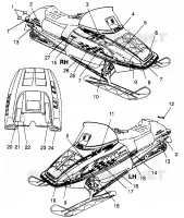 EMBLEMES 600 XC 0971776 and EUROPEAN 600 XC E971776 (4937933793A011)