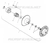 EMBRAYAGE DE TRANSMISSION ASSEMBLY SPORT 0950443, SPORT TOURING 0950243  AND EUROPEAN S (4928822882C006)
