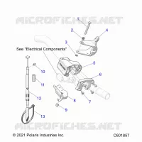MOTEUR, THROTTLE CONTROL ASM.