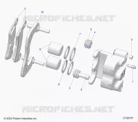BRAKES, ETRIER DE FREIN ARRIERE