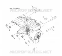 SYSTÈME DE TRANSMISSION, REAR SUPPORT PONT