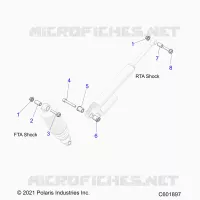 SUSPENSION, SUPPORT AMORTISSEUR , REAR SUSP.