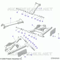 SUSPENSION ARRIERE CONTROL ARMS