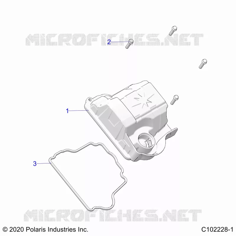 ENGINE, COUVERCLE SOUPAPE