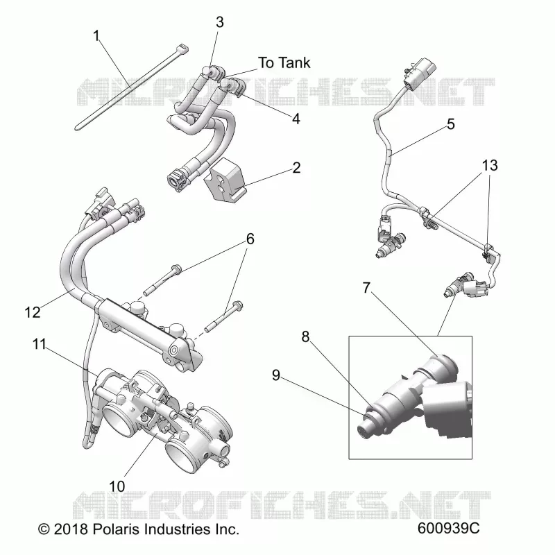 SYSTÃˆME D'ALIMENTATION, RAIL, LINES AND THROTTLE BODY