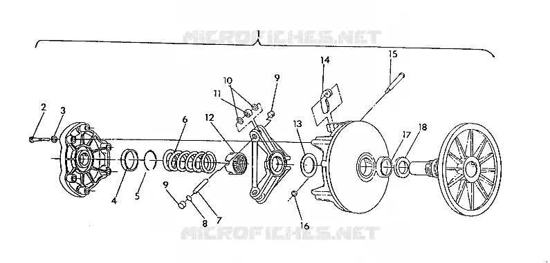 EMBRAYAGE DE TRANSMISSION   RXL/RXL SKS (4921322132029A)
