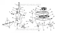 RESERVOIR D'HUILE / BOITE A AIR 440 / 0930760 and 440 SKS / 0930560 (4922932293027A)