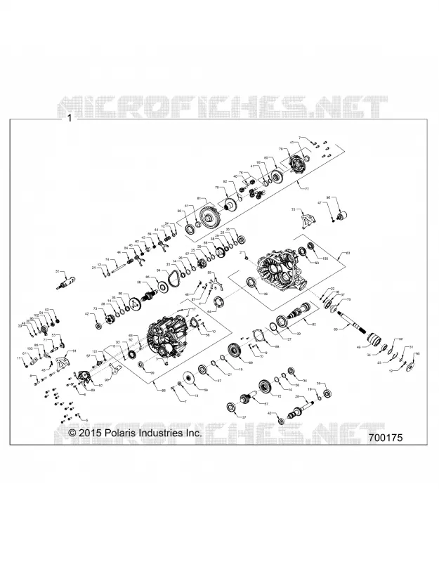 SYSTÈME DE TRANSMISSION, MAIN GEARCASE