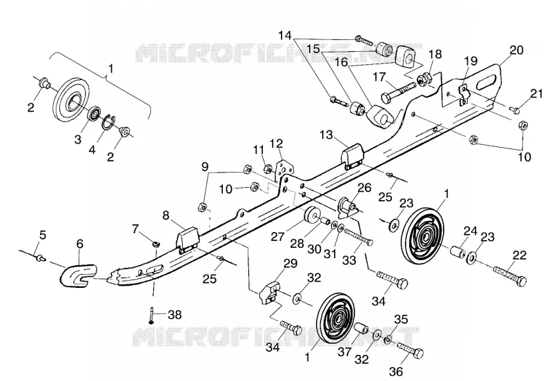 FIXATION RAIL (SUSPENSION)