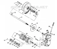 SYSTÈME DE TRANSMISSION XLT TOURING 0973357 AND EUROPEAN XLT TOURING E973357 (4937723772B010)