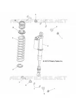 SUSPENSION ARRIERE SUPPORT AMORTISSEUR 