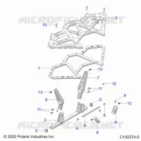 CARROSSERIE ARRIERE RACK