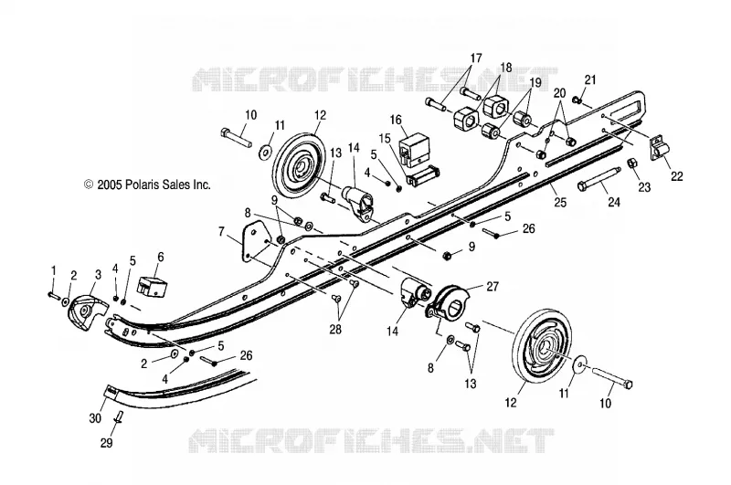 SUSPENSION, FIXATION RAIL