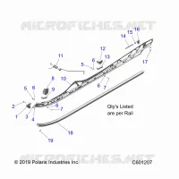 SUSPENSION, FIXATION RAIL