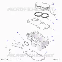 CYLINDRE AND PISTON
