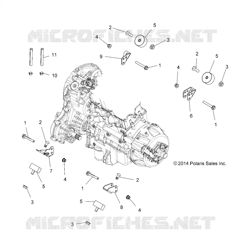ENGINE, ENGINE AND TRANSMISSION MOUNTING
