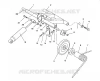 BRAS DE SUSPENSION ARRIERE XLT/0930767    XLT SKS/0930567 (4923012301025A)