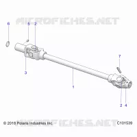 SYSTÃˆME DE TRANSMISSION, FRONT PROP SHAFT