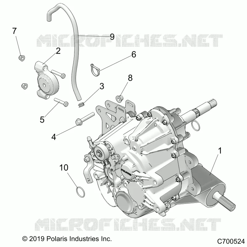 SYSTÃˆME DE TRANSMISSION, MAIN GEARCASE MOUNTING