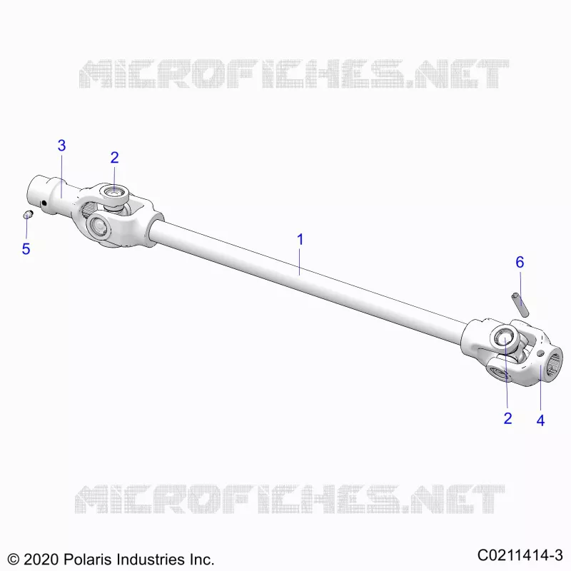 SYSTÃˆME DE TRANSMISSION, FRONT PROP SHAFT