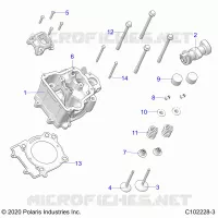 ENGINE, CULASSE, CAM AND VALVES