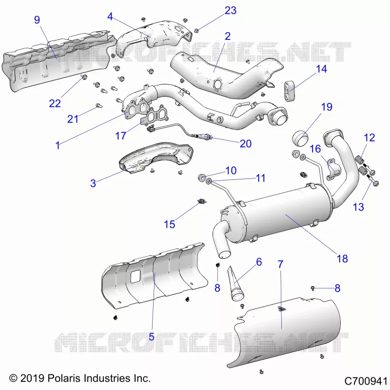 ENGINE, ECHAPPEMENT